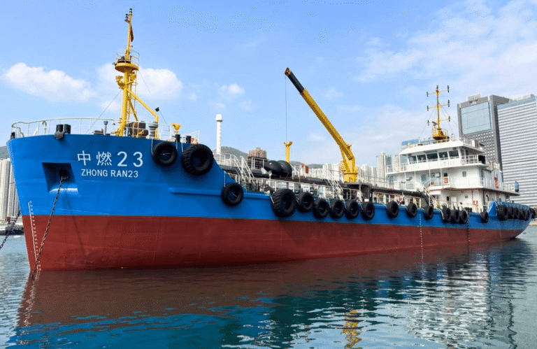 CPN’s Bunker Barge Zhong Ran 23 Becomes First Vessel in Hong Kong Listed Under Government’s Quality Bunker Operator Scheme
